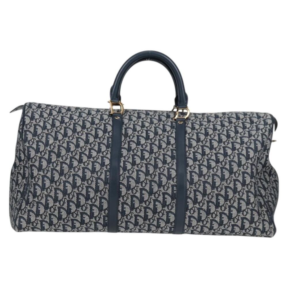 Dior Trotter Boston Bag Navy Blue